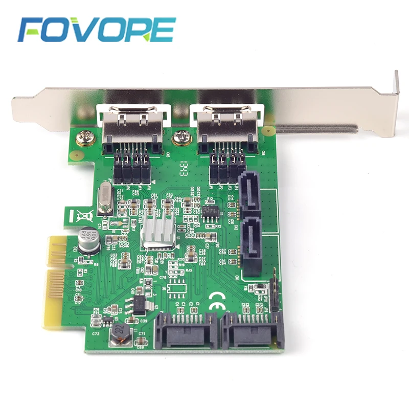 Адаптер SATA для PCI e 4 порта RAID 3 адаптер Расширительная карта разъем SATA3 x4 express