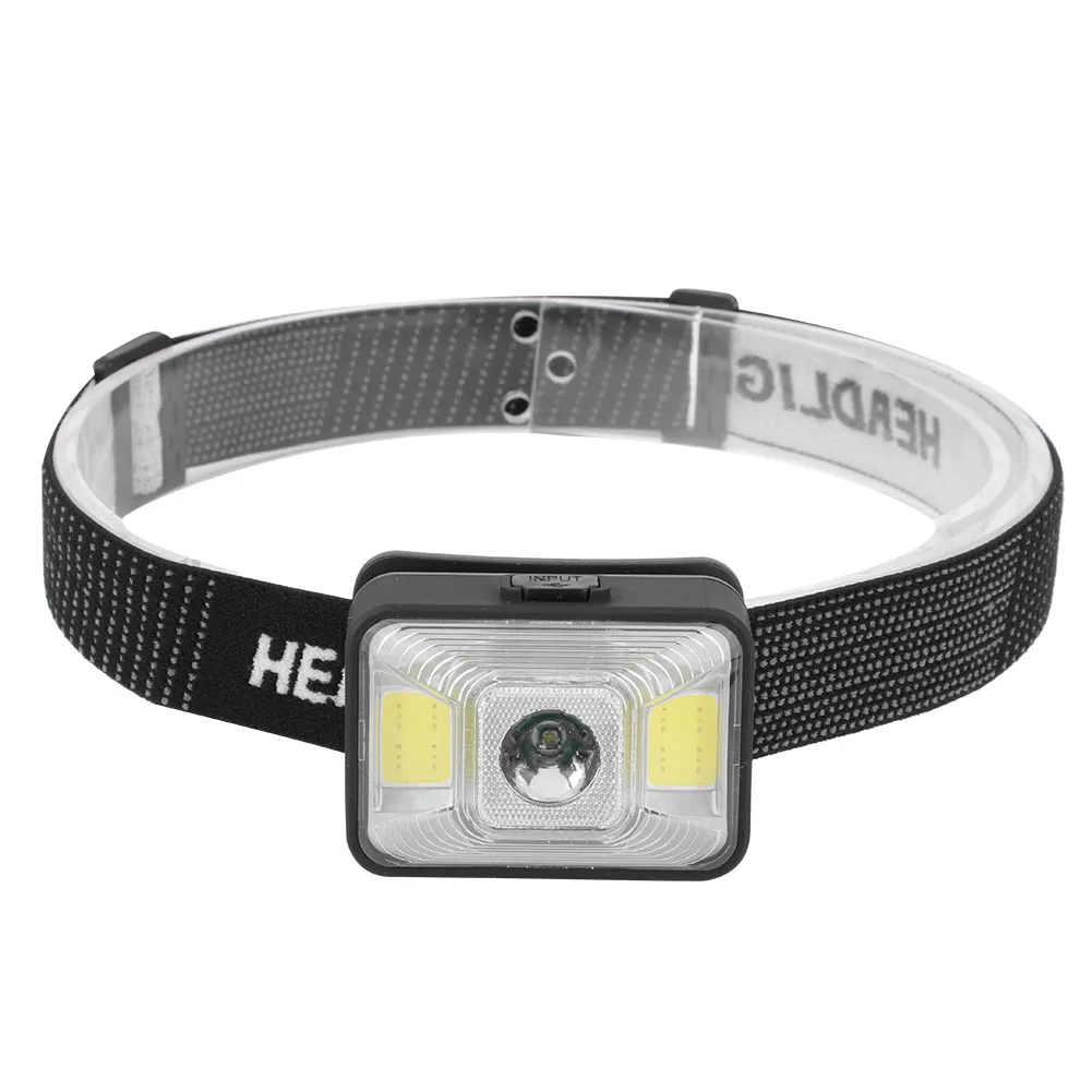 

USB Charging Mini Headlamp Head Light Lamp Torches Flashlight Work Light for Outdoor Camping Fi