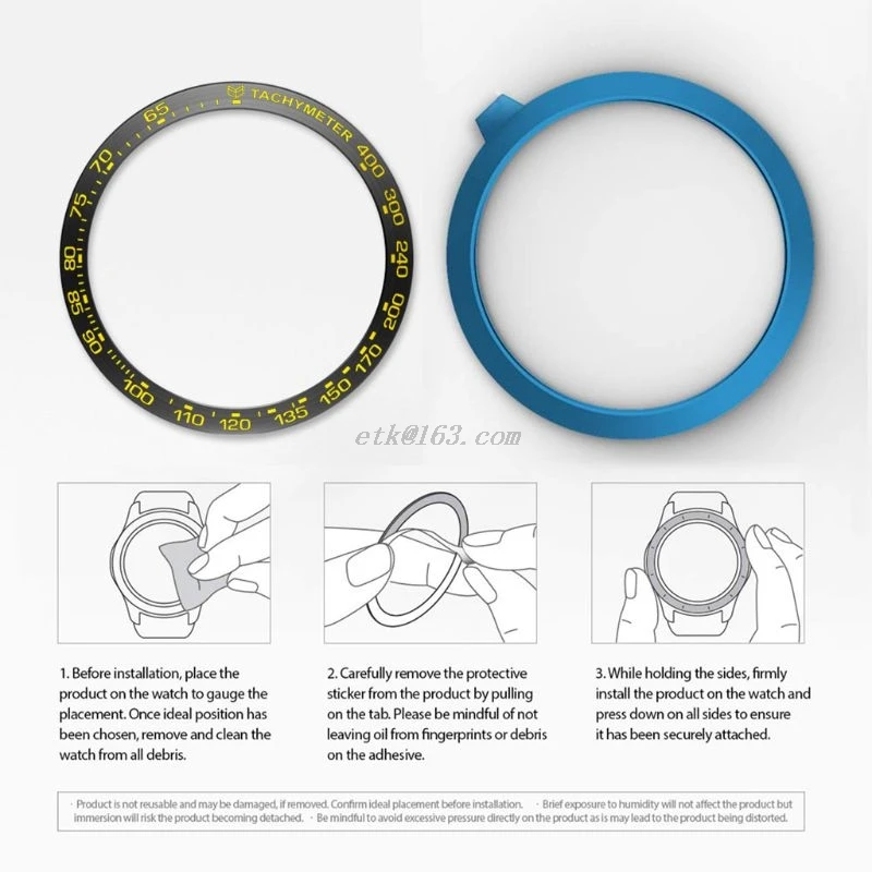 Металлическая крышка для защиты от царапин сменная Samsung Galaxy Watch 46 мм Gear S3 Frontier и