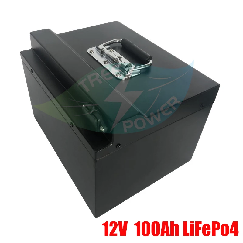 

Литиевый Аккумулятор lifepo4 12 В 12,8 Ач, в Ач, глубокий цикл для резервного питания, фотоаккумулятор для хранения солнечной энергии RV + зарядное у...