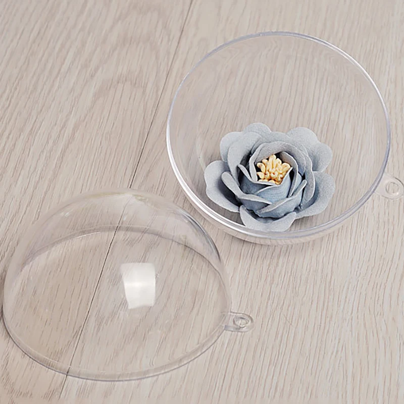 5 шт. прекрасный прозрачный пластиковый Рождественский шар высокого качества