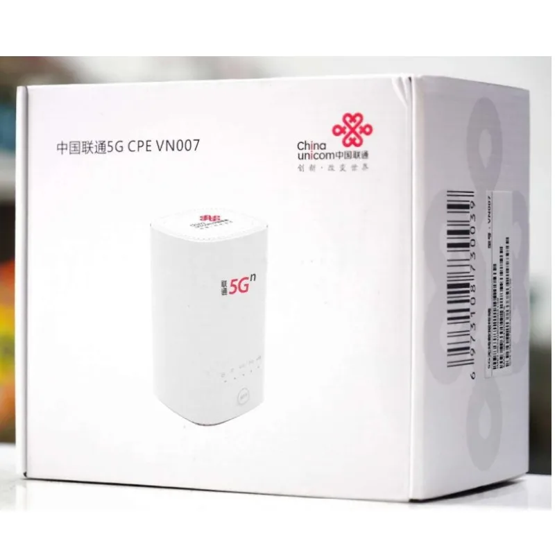 hot sale original china unicom vn007 5g wifi cpe router cheapest 5g cpe free global shipping