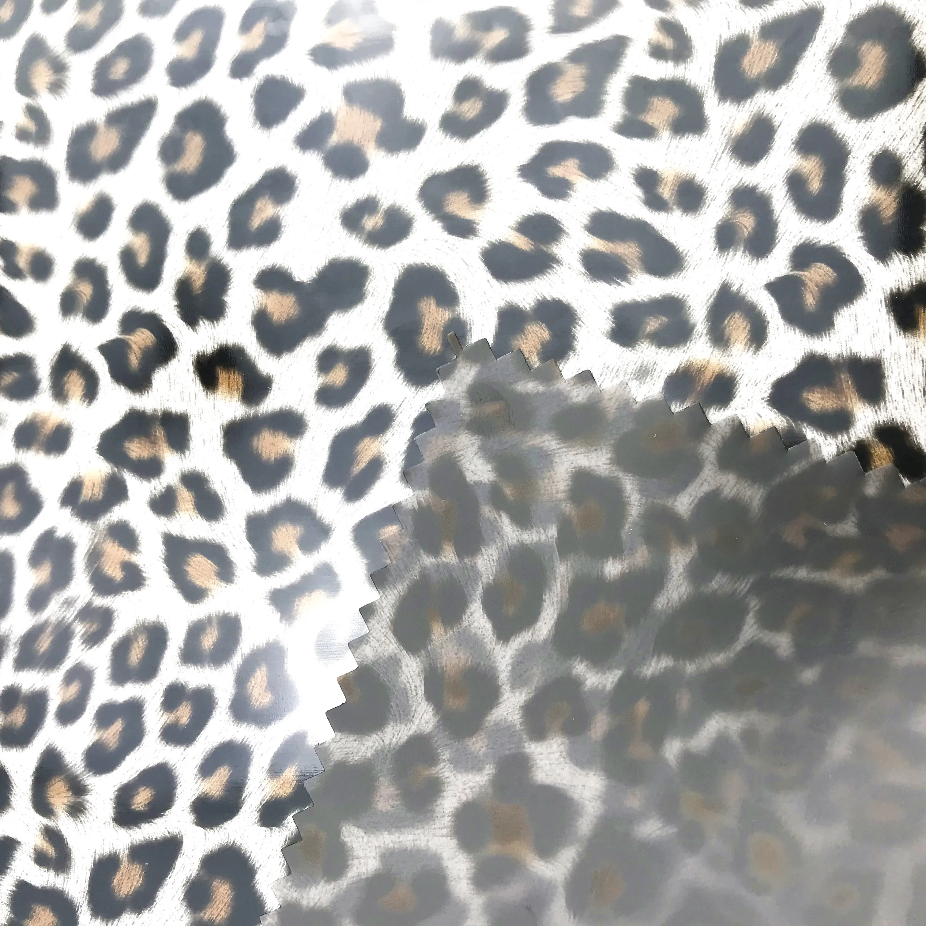 Зеркальный светоотражающий леопардовый дизайн экологичный ТПУ мягкий