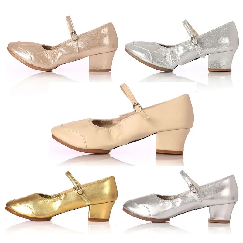 Туфли женские для латиноамериканских танцев на резиновой мягкой подошве дышащие