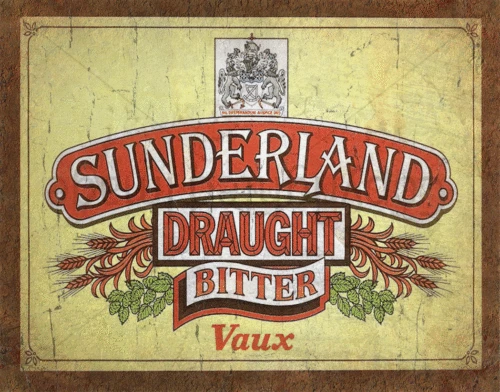 

SUNDERLAND DRAUGHT BITTER PUB BAR METAL TIN SIGN POSTER WALL PLAQUE