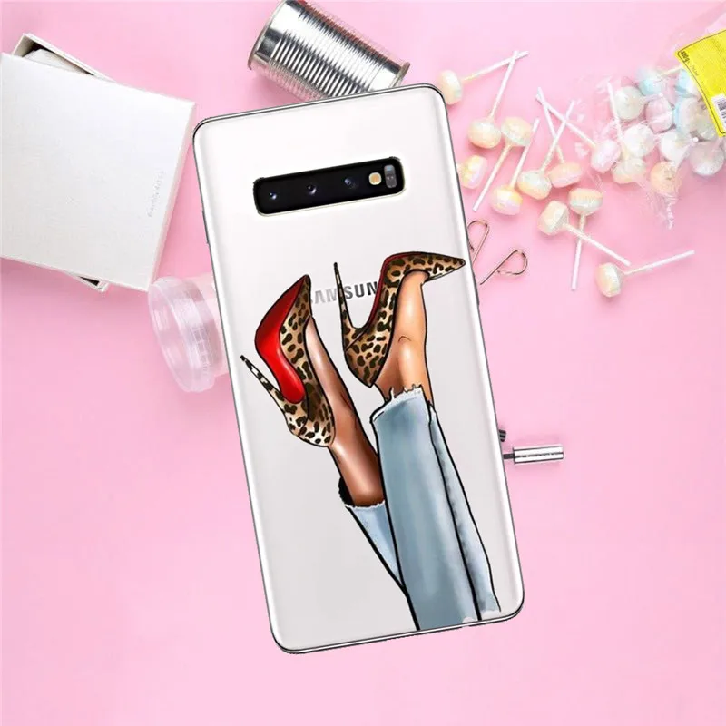 Для девушек, для женщин, для Samsung Galaxy S6 S7 край S8 S9 S10 Plus Note 8, 9, 10, M10 M20 M30 Plus pro чехол для телефона чехол Чехол-футляр