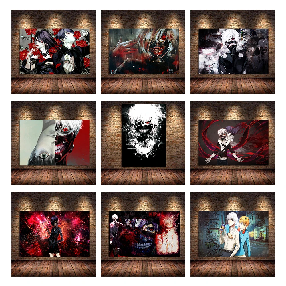 

Tokyo Ghoul Anime Movie Picture 5D DIY Diamond Painting Square/Round Full Drill Mosaic Cross Stitch Kit Artist Home Decoration
