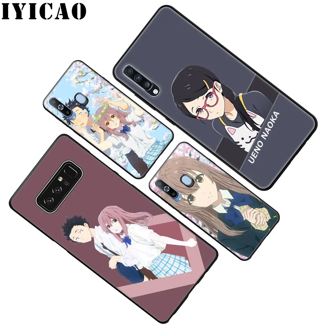 IYICAO тихий голос аниме Мягкий силиконовый чехол для телефона samsung A70 A60 A50 A40 A30 A20 A10
