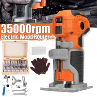 220v electric trimmer 1280w 35000rmin wood trimmer electro tools router wood milling machine for joiners renovator woodworking