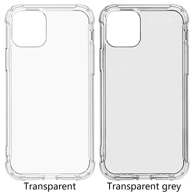 

Clear Hard Case For Phone 12/Pro/Mini/Max/Pro Max/Pro Mini Hybrid Back Cover Original Luxury Brand Accessories