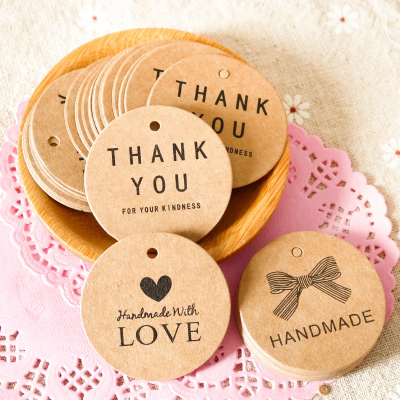 Бирки из крафт-бумаги 500 шт. | Дом и сад