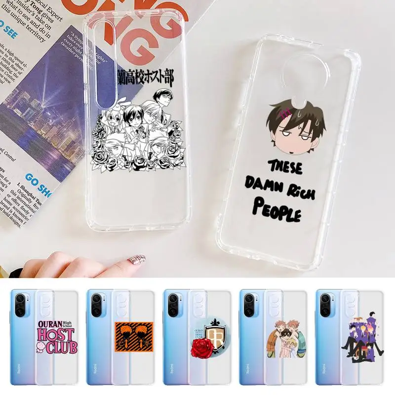 

Ouran High School Host Club Phone Case For Redmi Note 5 7 8 9 10 A K20 pro max lite for Xiaomi 10pro 10T