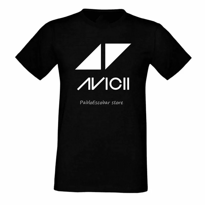 Avicii Футболка Music Dj Edm Tee Legend Dance Festival Мужская и женская черная S 5Xl популярная Летняя Повседневная футболка