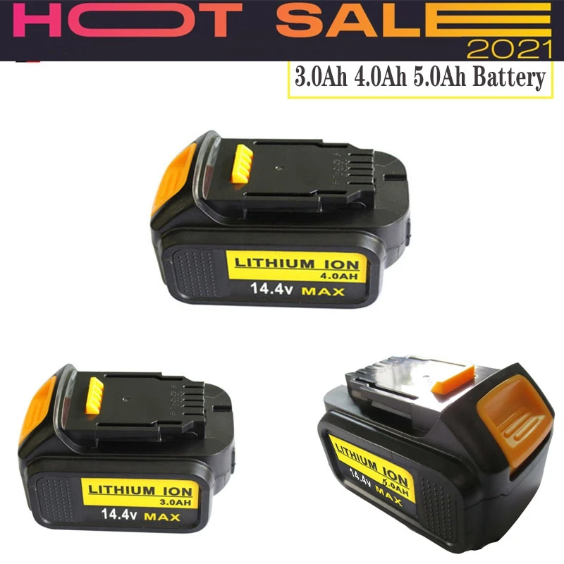 Для Dewalt 14 4 v 3.0ah 4.0ah 5.0ah Li Ion Мощность инструмент Замена Батарея Dcb140 Dcb141 Xj