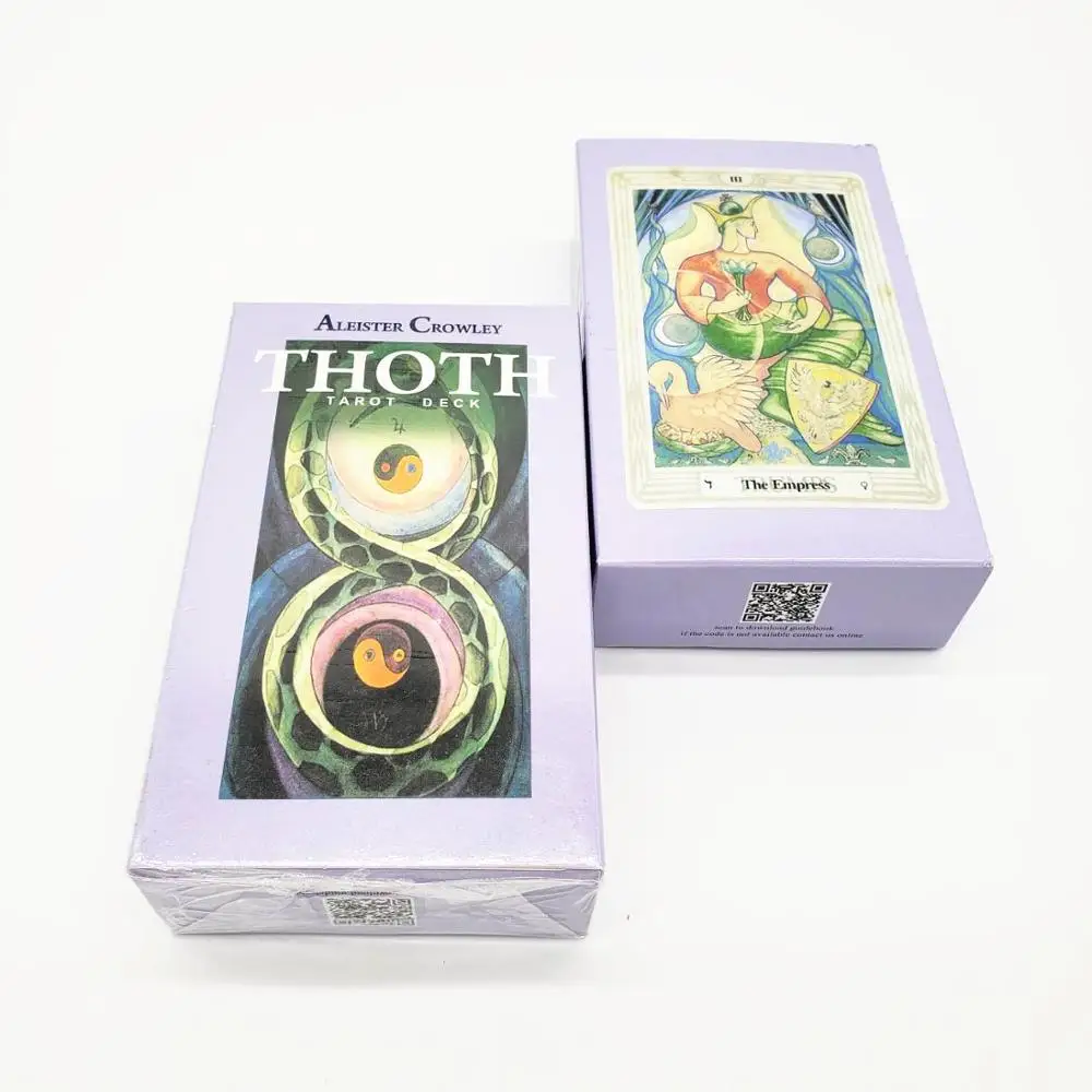 ThothTarot Deck 78 Cards Future Fate Indicator Forecasting Gift Table Game Board | Спорт и развлечения
