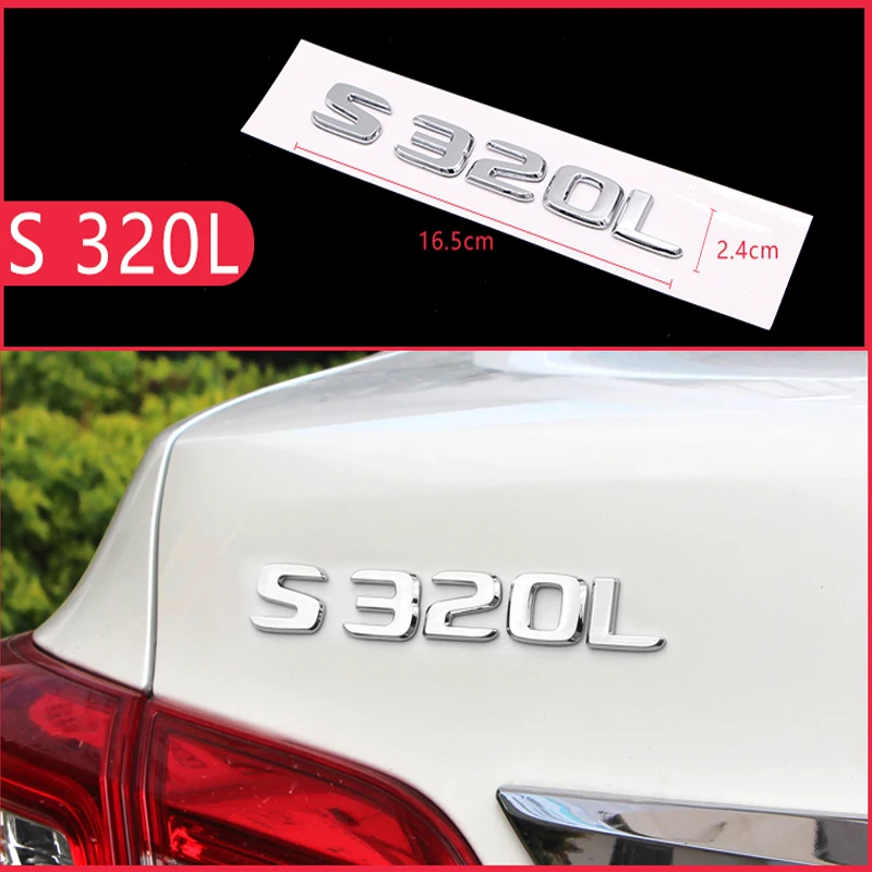 S500L наклейка на багажник автомобиля с буквенным принтом Для AMG Mercedes Benz W221 W169 W216 C197