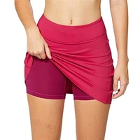 gym women running shorts skirt high waist new shorts solid color fitness shorts sports short pencil skirts workout sport clothes
