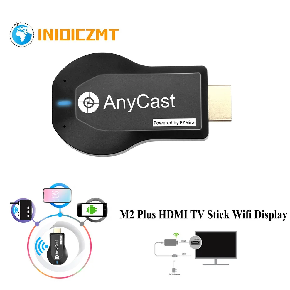 ТВ флешка INIOICZMT 1080P M2 Plus HDMI Wi Fi дисплей приемник Anycast DLNA совместный экран для IOS Android
