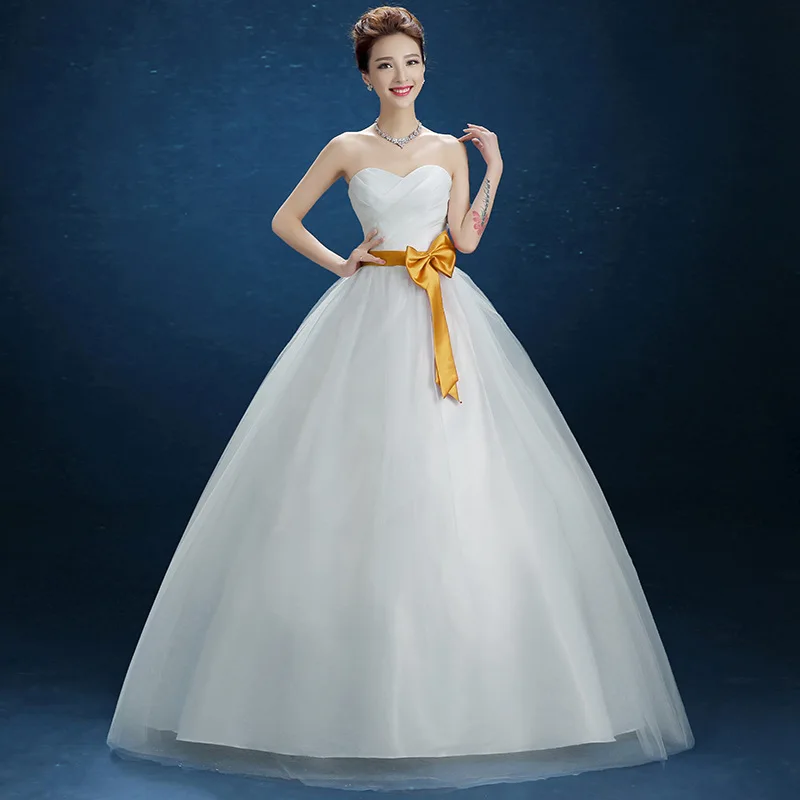 Свадебное платье новинка 2020 корейский бюстгальтер для невесты больших