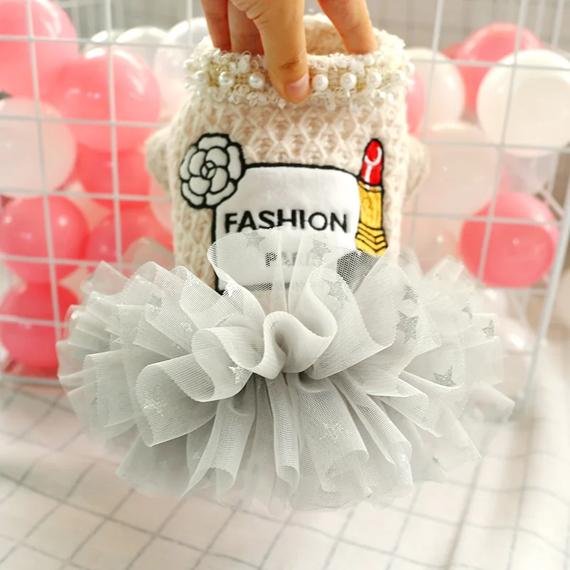 Осенняя Женская юбка пачка для собак размеры XS S M L XL|Платья собак| |