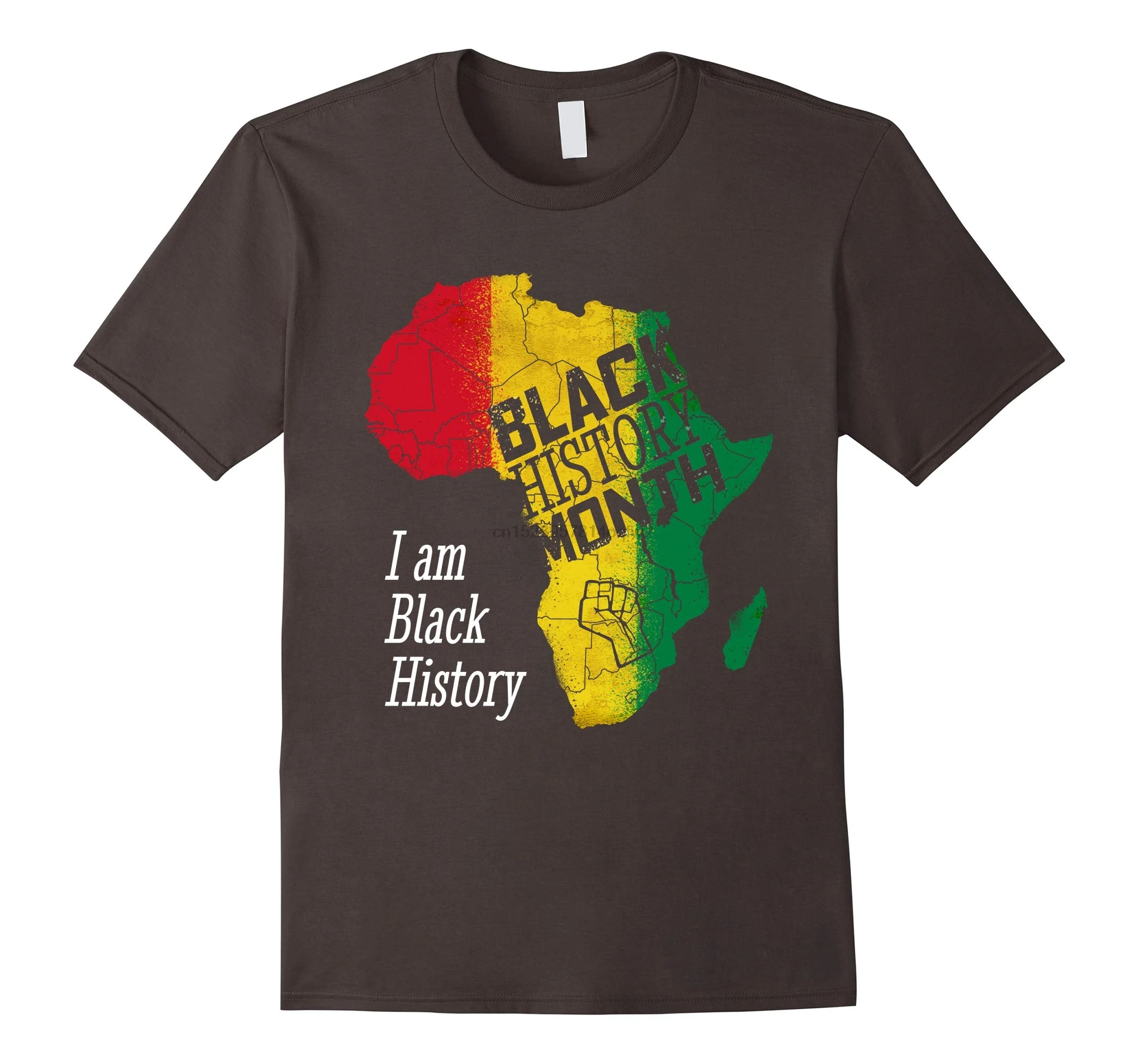 Мужская футболка с надписью I Am Black Story Month 2018 футболки RT женские футболки|Мужские