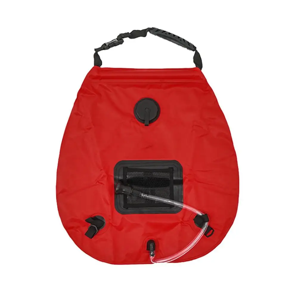 

20L Outdoor Solar Water Bags Camping Hiking Solar Shower Bag Heating Portable Camping Shower Head Solar Bath Bag