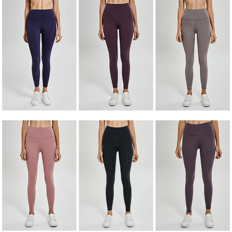 Oyoo розовые цветные штаны для йоги с внутренним карманом уютные леггинсы