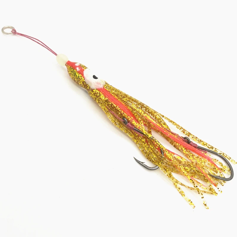 3*10 см приманка для рыбалки осьминог джиг-крючок вспомогательная рыболовная