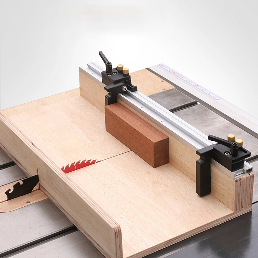 

Woodworking Tool Durable Jig Limiter Workbench Professional Locator T Slot DIY Portable Miter Track Stopper Left Right Manual