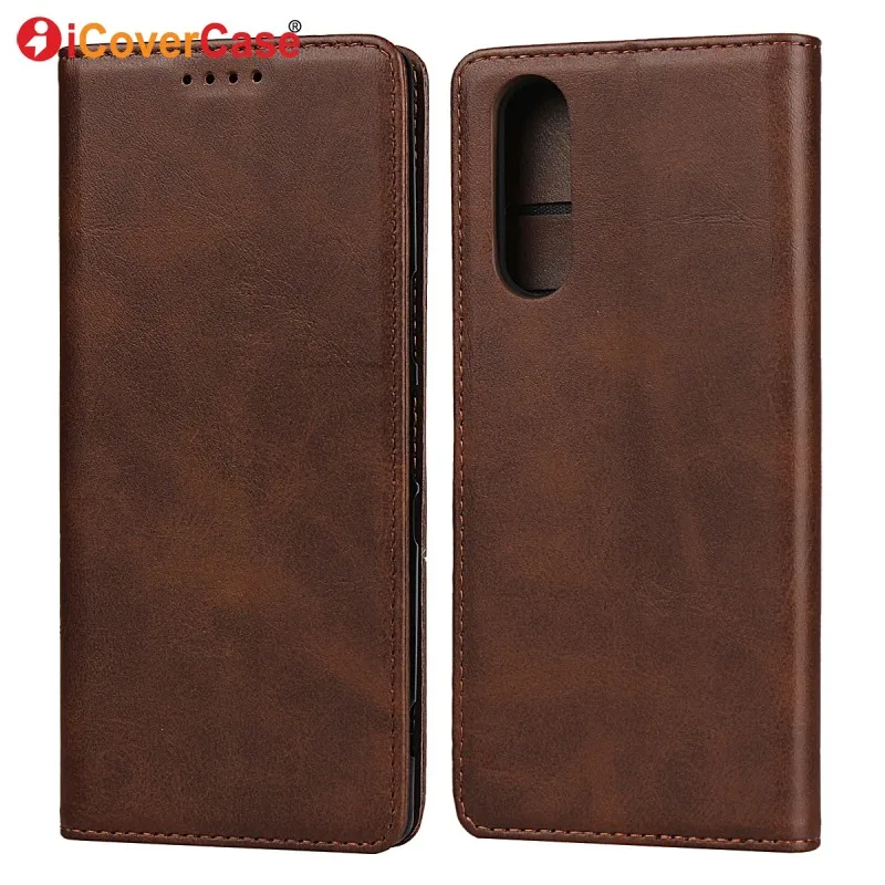 

Чехол-бумажник для Sony Xperia XZ5, кожаный роскошный деловой чехол, чехол-книжка для Sony Xperia XZ5, Магнитный чехол для телефона, аксессуар