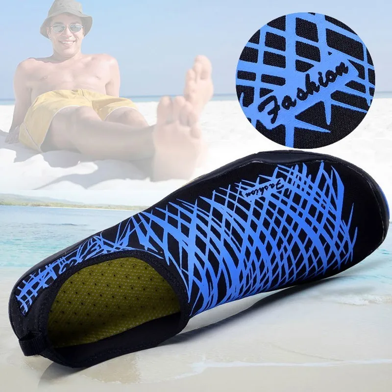 Кроссовки для плавания мужские и женские мягкая дышащая светильник пляжа легкие