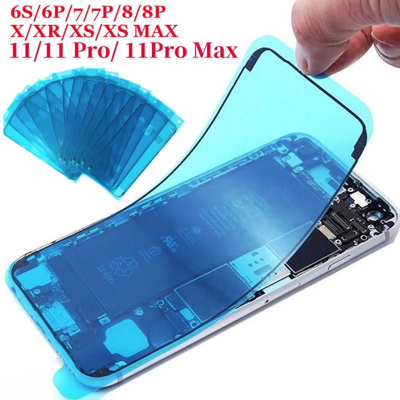3 м водонепроницаемый стикер для iPhone 6S 7 8 Plus X XR XS 11 Pro MAX передний корпус LCD