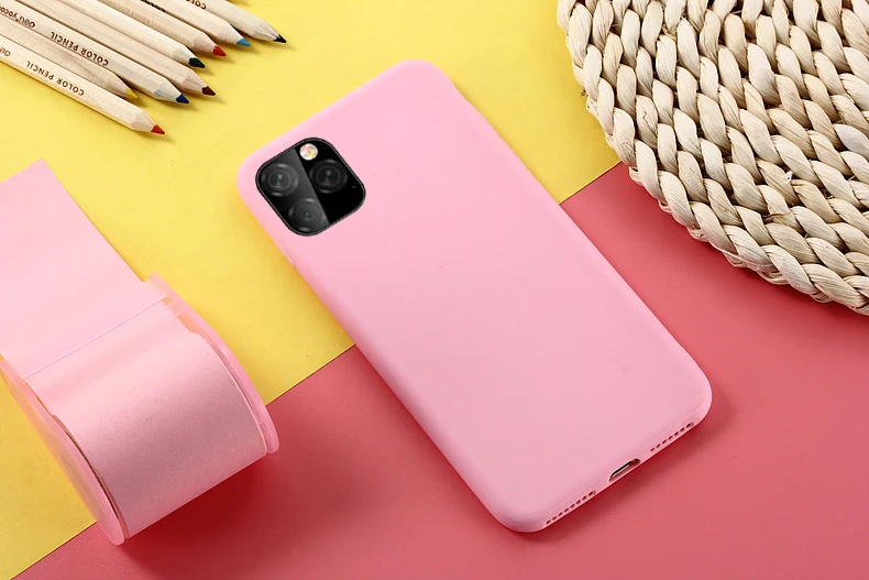 Candy Color Soft TPU Case For iPhone 6 6s 7 8 Plus X XR XS Max Phone Cover for 11 Pro | Мобильные телефоны и аксессуары