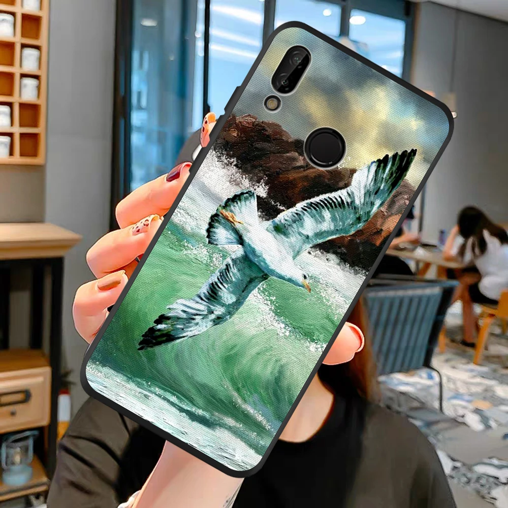 

2021 Lighthouse sunset landscape sea for Huawei P50 P40 P30 P20 P10 P8 Lite 2017 Mate 30 20 10 Lite Pro Phone Case coque funda