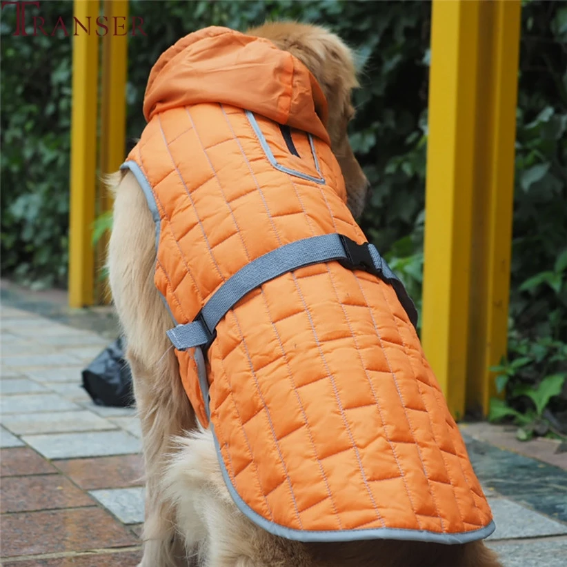 Transer одежда для крупных собак золотистого ретривера Двусторонняя носимые