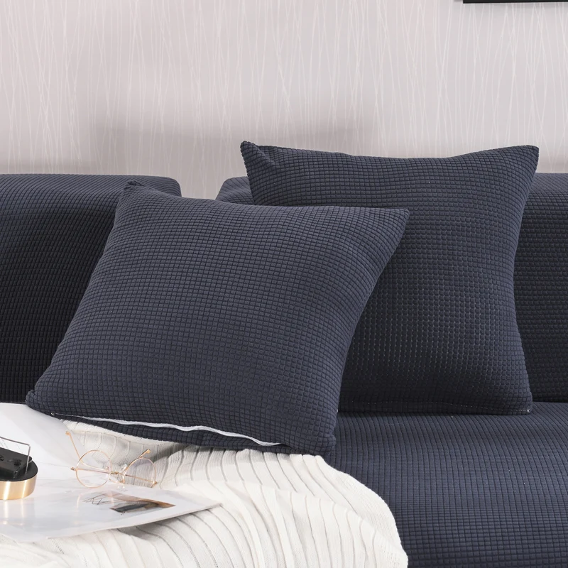 Золотой зернистый бархатный полиэфирный чехол для дивана эластичные Чехлы