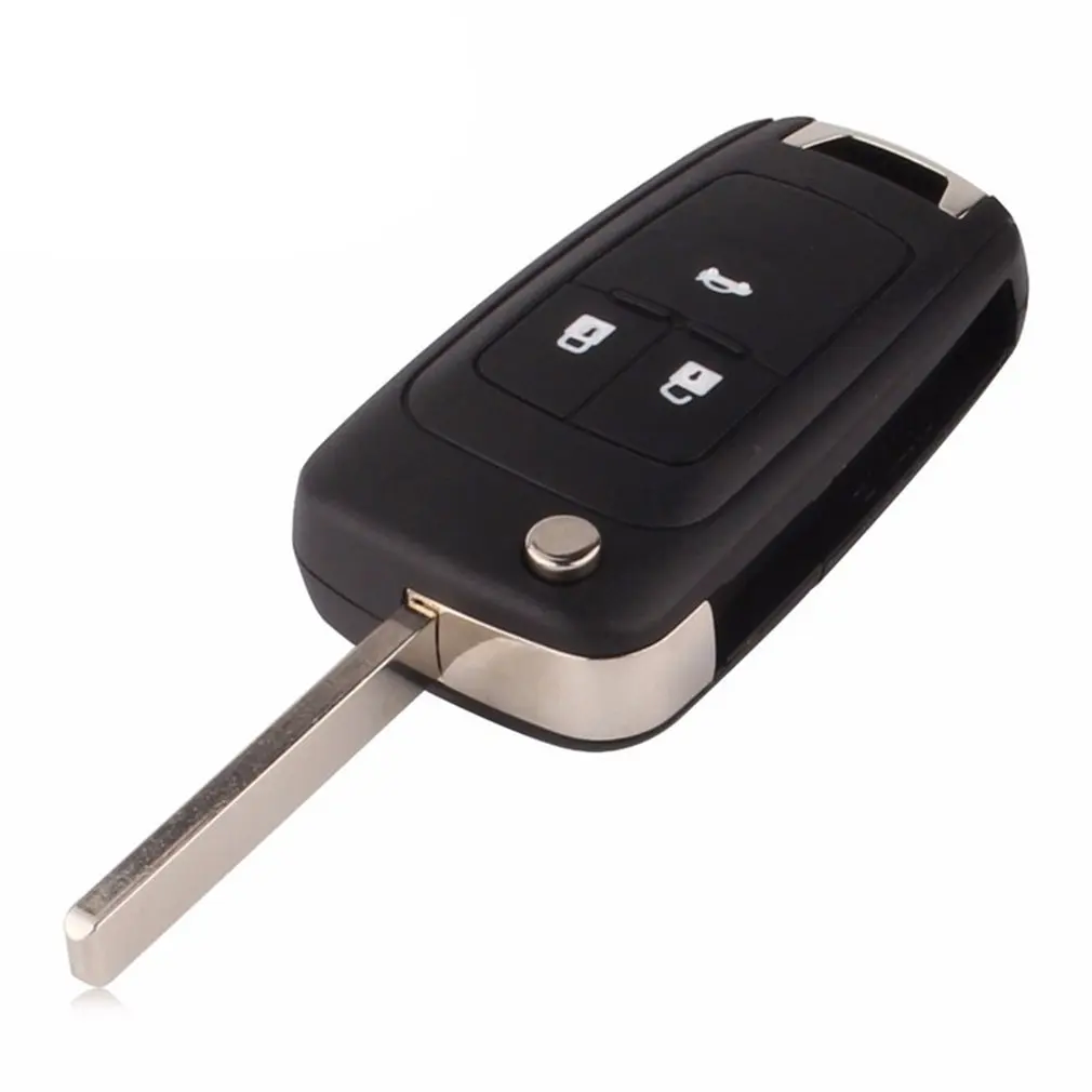 

Car Entry Remote Control Key Fit for Cruze Flip Folding Hot Car Remote Key Shell Case 3 Buttons