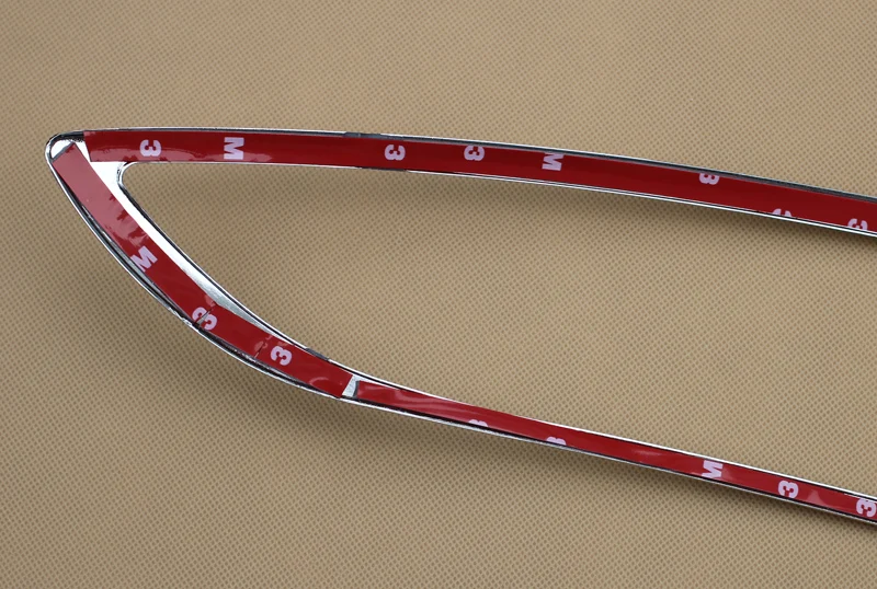 

Head Light Cover FOR Jeep Cherokee KL 2014 2015 2016 2017 2018 Chrome Front Lamp Headlight Trims Styling