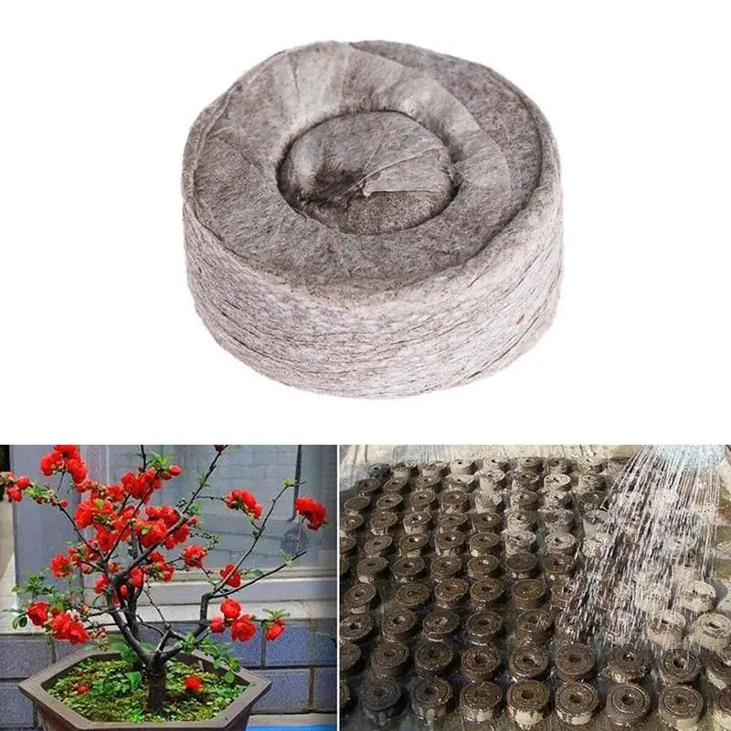 Блок для рассады из сжатой матрицы семейный садовый торфяной горшок Детские