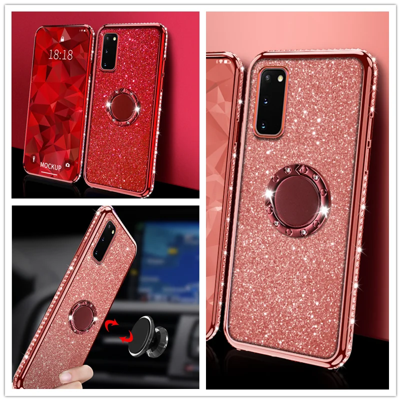 Мягкий силиконовый чехол с блестками для VIVO Y20I Y20S Y30 Y50 Y12 Y15 Y17 Y19 V17 NEO V20 Pro Чехол Vivo