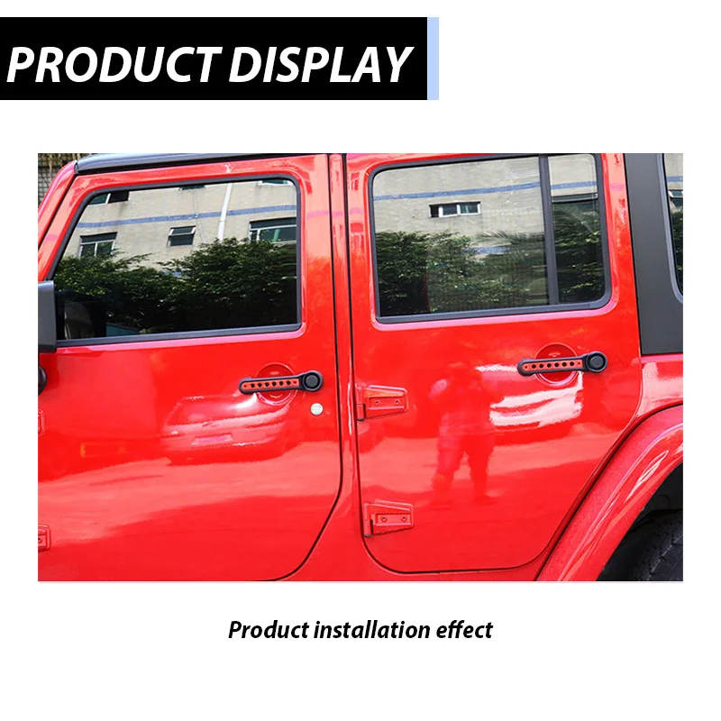 NOANS декоративные наклейки из алюминиевого сплава с внешней ручкой для Jeep Wrangler JK