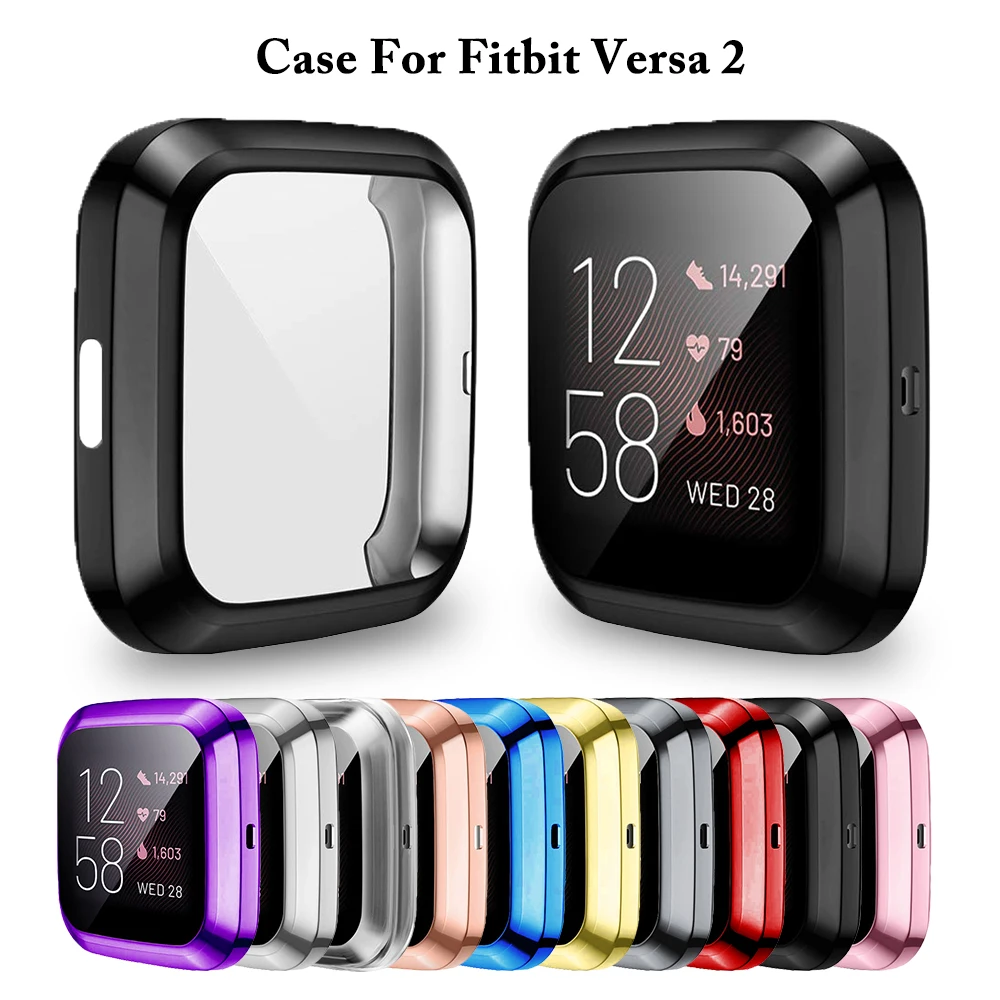 Мягкий защитный чехол из ТПУ Для Fitbit Versa 3/2 Смарт спортивные часы тонкий легкий