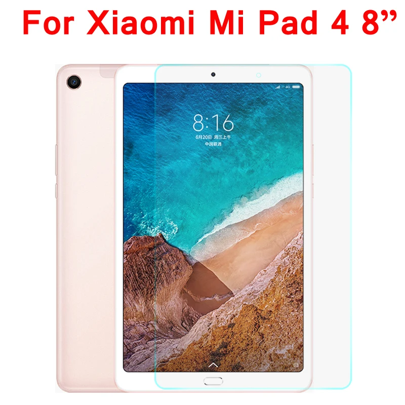 Закаленное стекло для Xiaomi mi Pad 4 Защитное экрана Pad4 защитная пленка 8 0 дюйма |