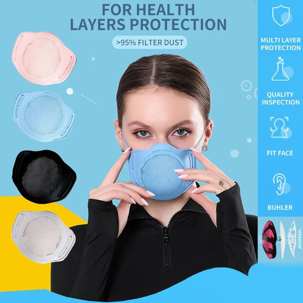 Шарфы черные Многоразовые Детские маски для лица Модные дышащие кемпинга защиты