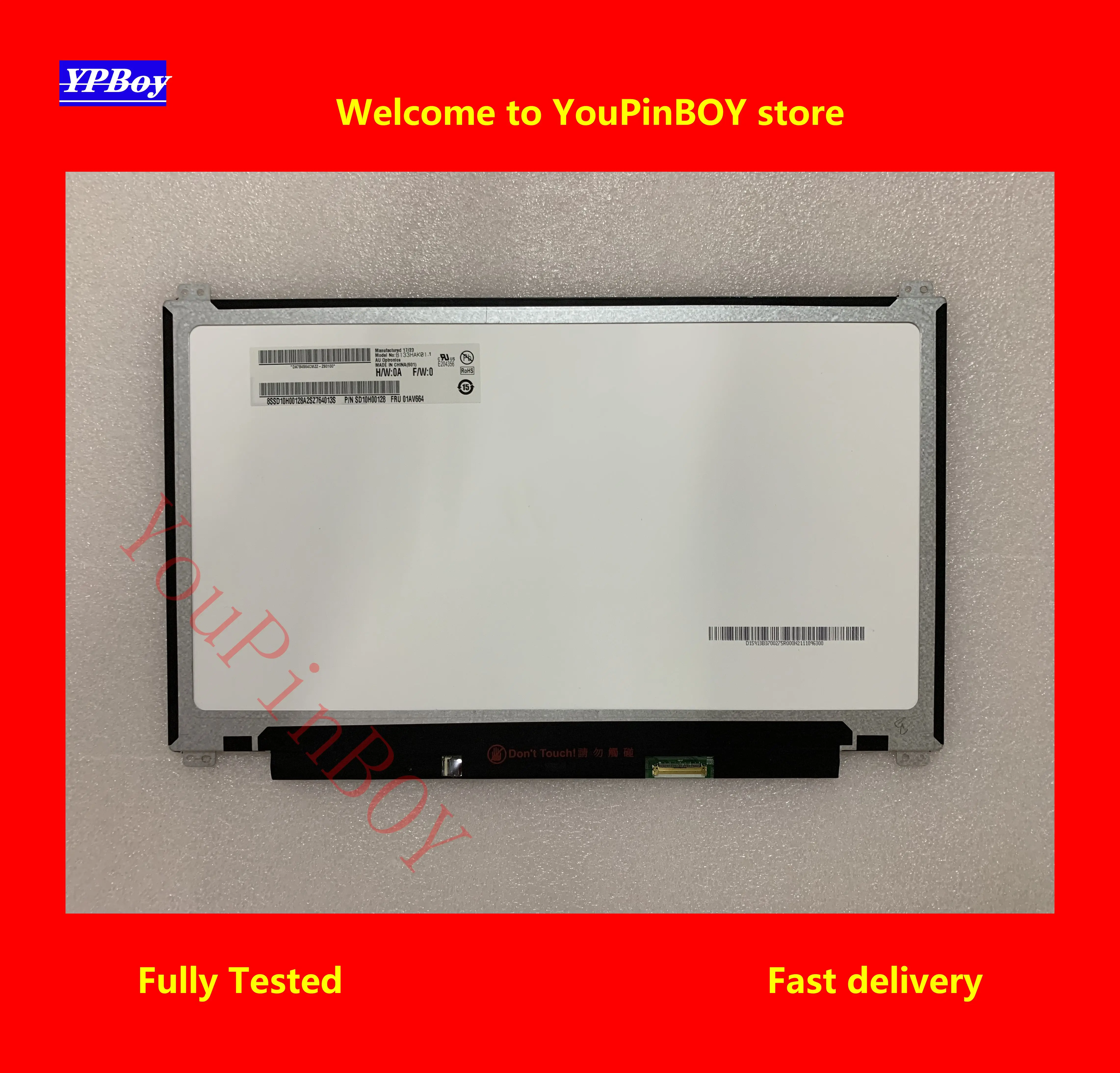 ЖК-дисплей 13 3 дюйма B133HAK01.1 сенсорный экран IPS 1920*1080 полностью протестирован -