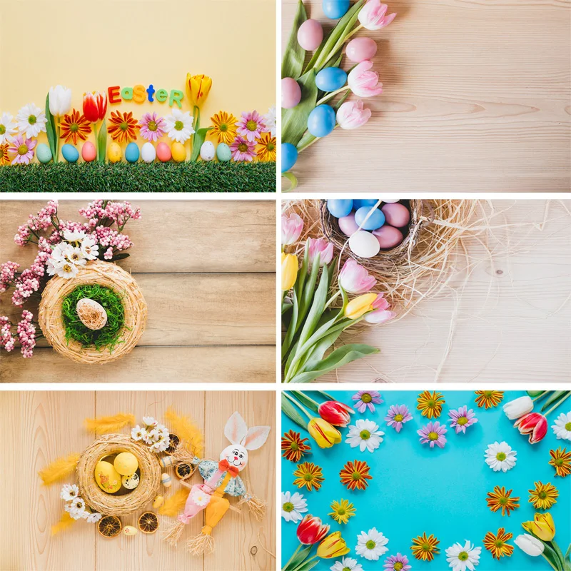 

SHENGYONGBAO Vinyl Custom Photography Backdrops Prop scenery+ Flower and Wooden Planks Photography Background 190117SK-00018