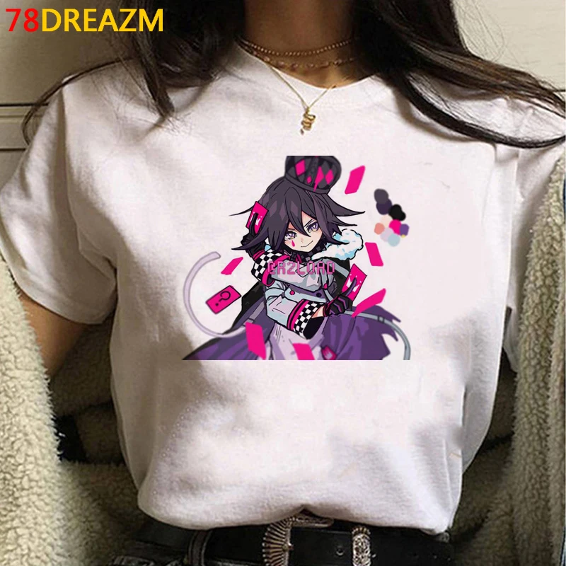 

Одежда Ouma Kokichi Danganronpa V3, мужские футболки с графическим принтом в эстетике, кавайные футболки tumblr