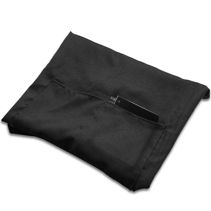 

6 Pack Black Kitchen Apron with 2 Pockets Anti-Dirty Apron Suitable for Barbecue Kitchen Cooking Baking Restaurant