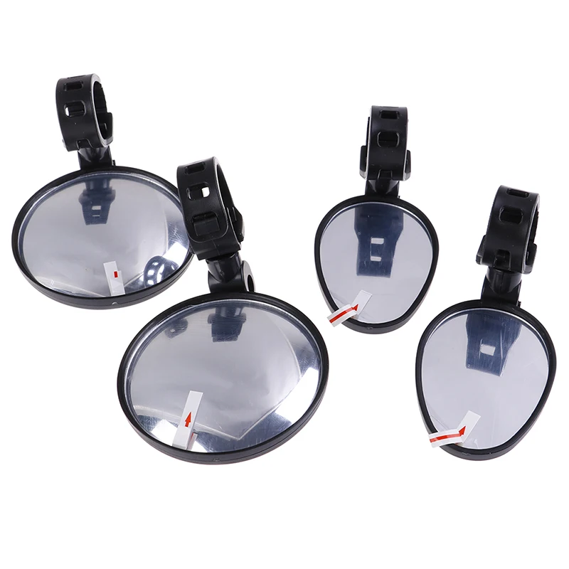 

2Pcs Bicycle Rearview Mirrors Handlebar Mirrors Cycling Rear View MTB Bike Silicone Handle Rearview Mirror 70*50mm