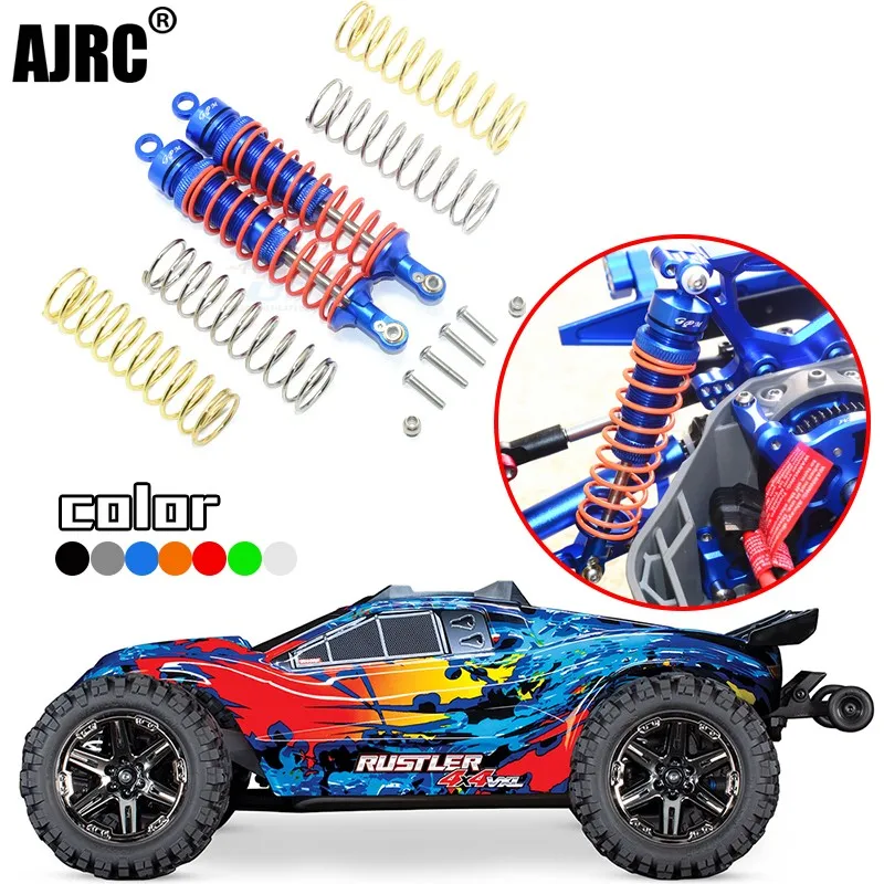 

For Trax 1/10 Slash 4x4 Rustler Aluminum Alloy L=102mm Rear Shock Absorber #5862